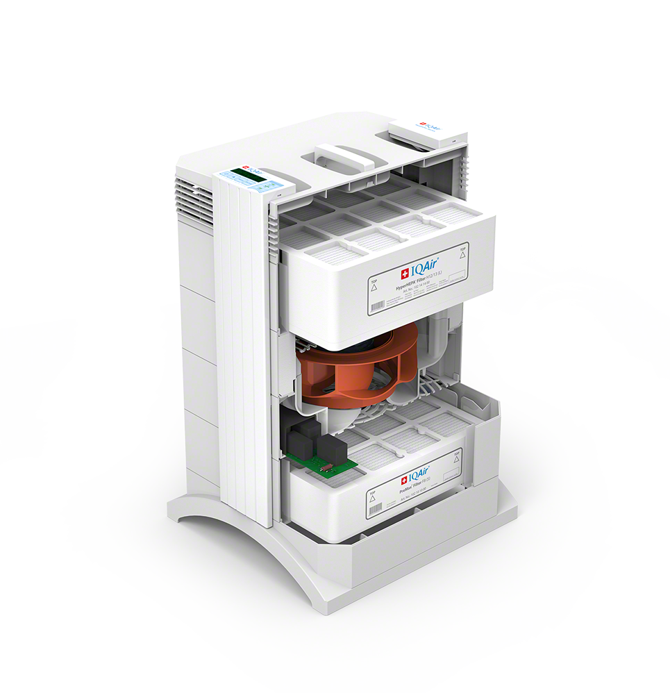 IQAir HealthPro 100 - Querschnitt Ansicht 1
