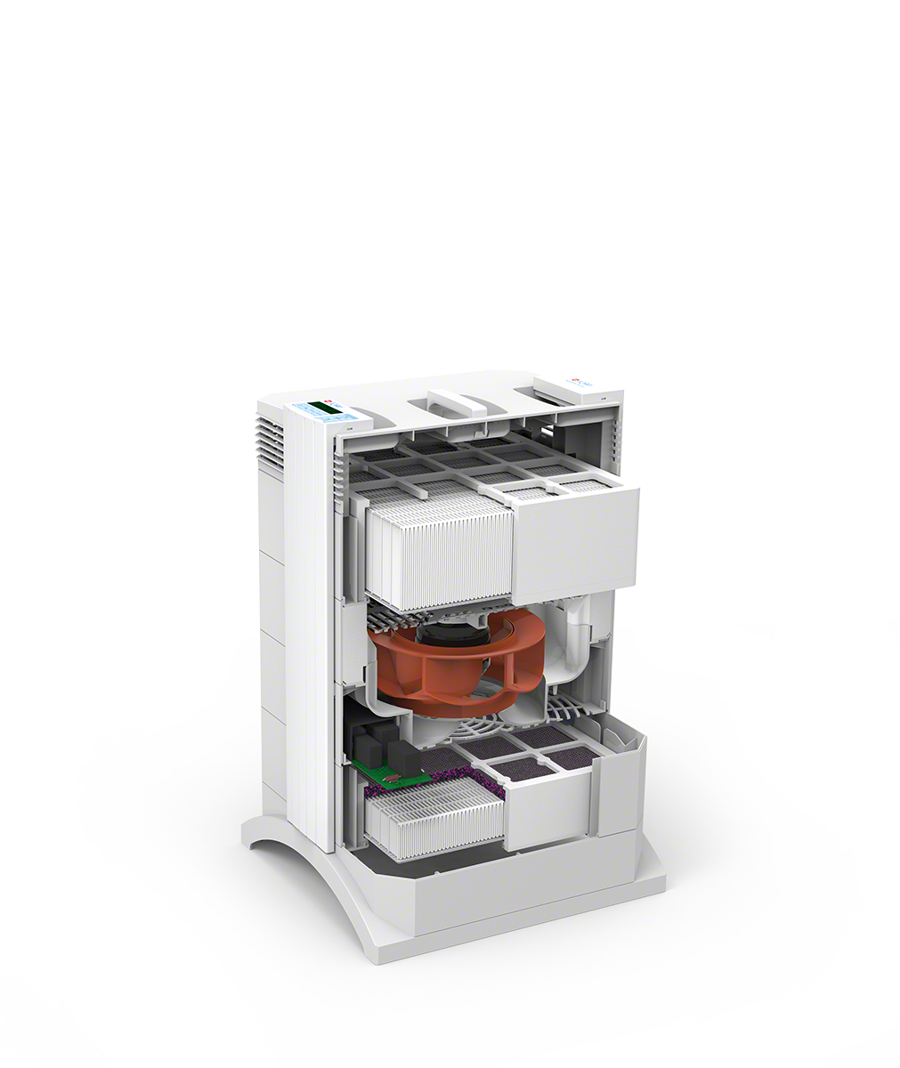 IQAir HealthPro 150 - Querschnitt Ansicht 2