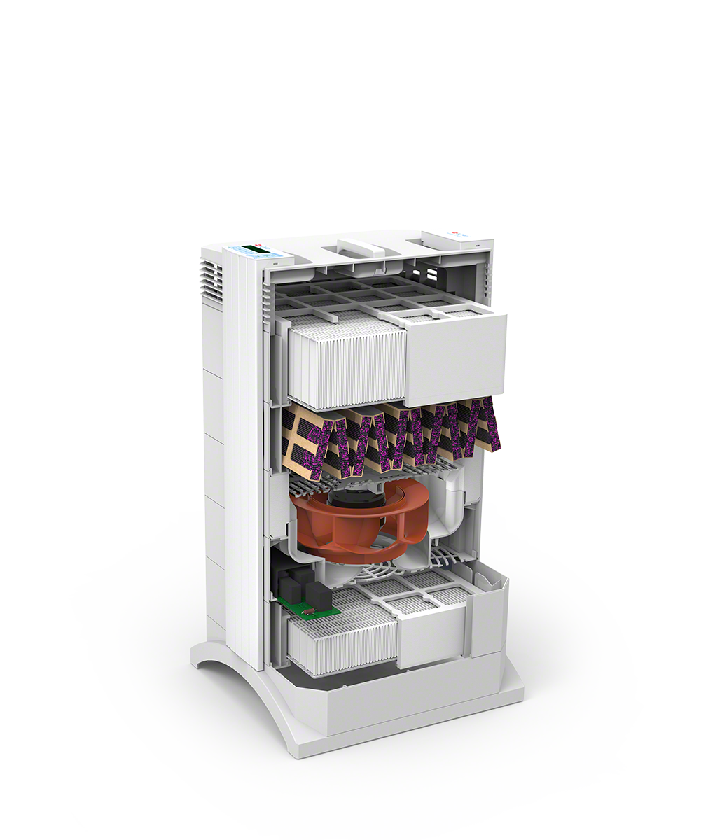 IQAir HealthPro 250 - Querschnitt Ansicht 2