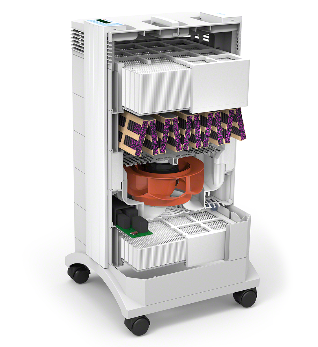 IQAir HealthPro 250 - Querschnitt Ansicht 2